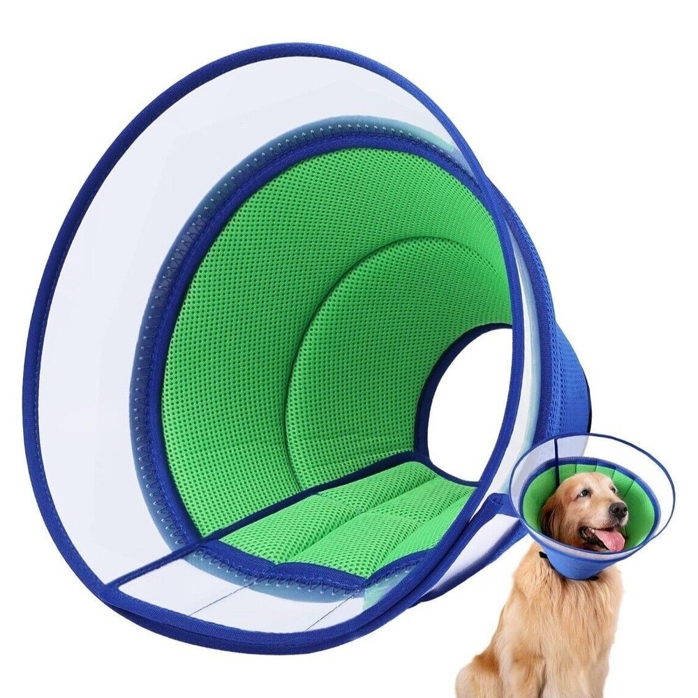 Soft Dog Cone for Dogs After Surgery, Breathable Dog Cones for Small/Medium.
